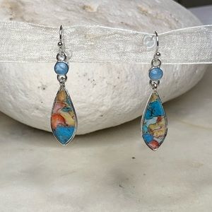 Gorgeous Imperial Stone Design Earrings